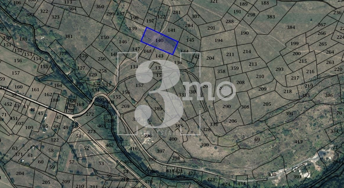 „3mo“ недвижими имоти продава поземлен имот с площ от 3700 кв.м., находящ се в с. Бистрица, местност Джерджов Дол