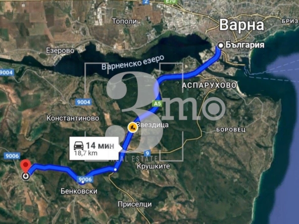 „3mo“ недвижими имоти продава поземлен имот с потенциал до гр. Варна – с. Здравец - 0