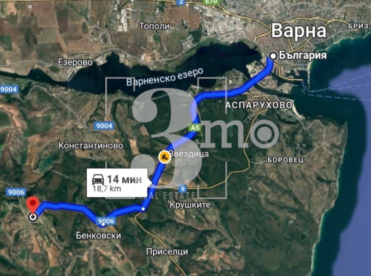 „3mo“ недвижими имоти продава поземлен имот с потенциал до гр. Варна – с. Здравец - 0