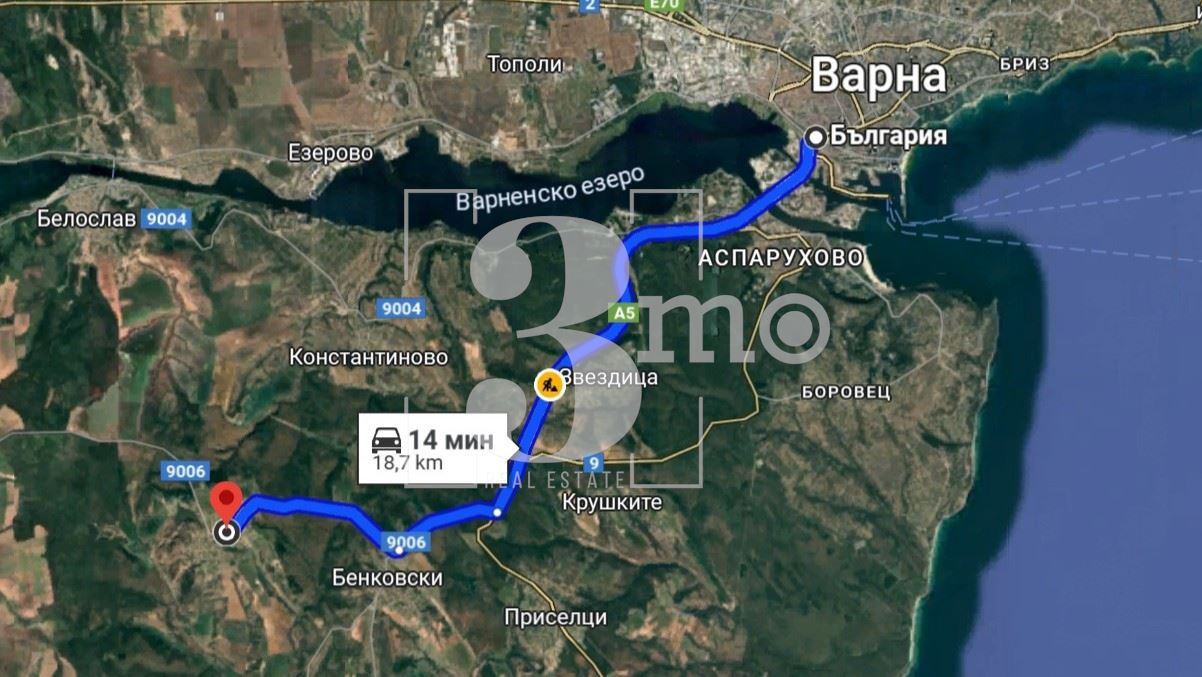 „3mo“ недвижими имоти продава поземлен имот с потенциал до гр. Варна – с. Здравец - 0