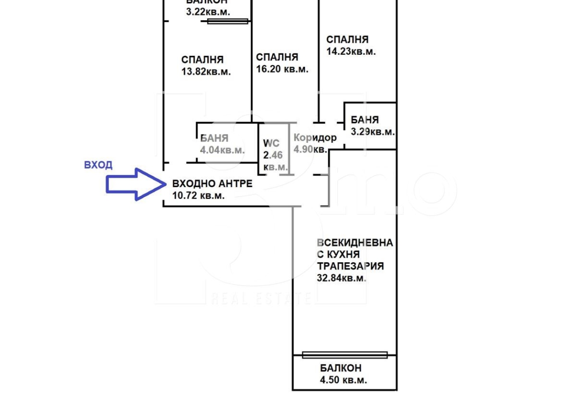 Апартамент с три спални в нова сграда в ж.к. Люлин, град София