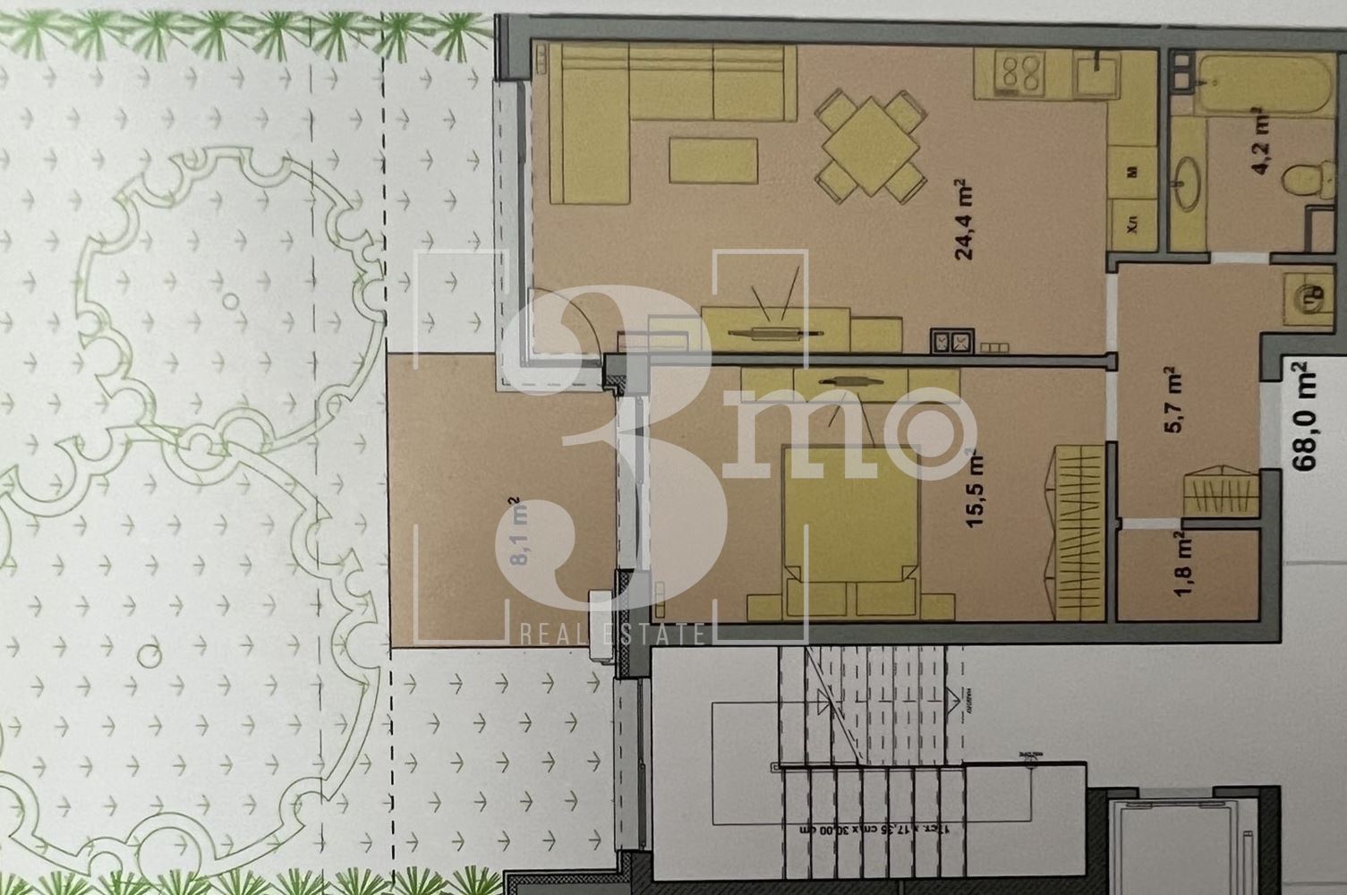 "3mo" недвижими имоти продава двустаен апартамент с акт 16 в кв. Малинова долина, София - 0