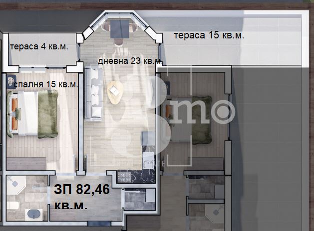 Продава изгодно просторен двустаен апартамент в нова сграда в ж.к. Люлин-10, София-0 Продава изгодно просторен двустаен апартамент в нова сграда в ж.к. Люлин-10, София - 0