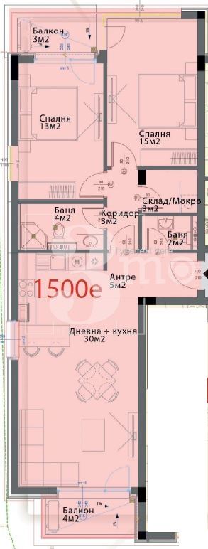 Продава просторен, тристаен апартамент в кв. Модерно предградие-0 Продава просторен, тристаен апартамент в кв. Модерно предградие - 0