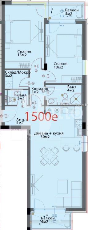 3mo Амалтея продава просторен тристаен апартамент в кв. Модерно предградие, гр. София-0 3mo Амалтея продава просторен тристаен апартамент в кв. Модерно предградие, гр. София - 0