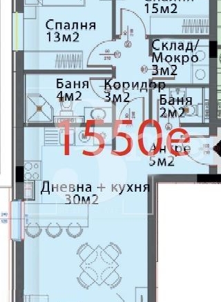 3mo Амалтея продава просторен, тристаен апартамент в кв. Модерно предградие, гр. София - 0