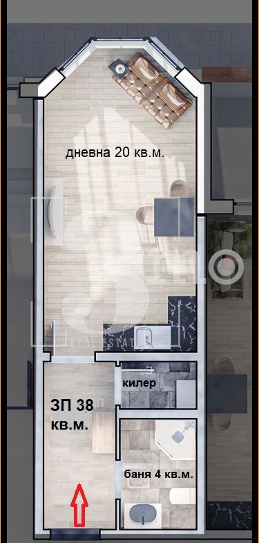 Продава едностаен апартамент в нова сграда в ж.к. Люлин-10, София