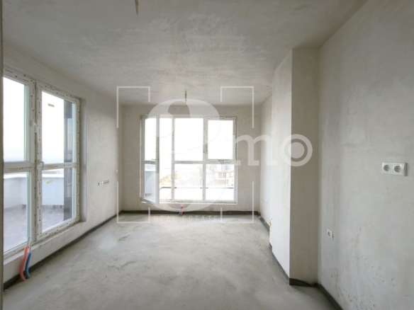 Двустаен апартамент с просторна тераса и красива панорама в сграда пред Акт 14 в ж.к. Люлин, град София - 0