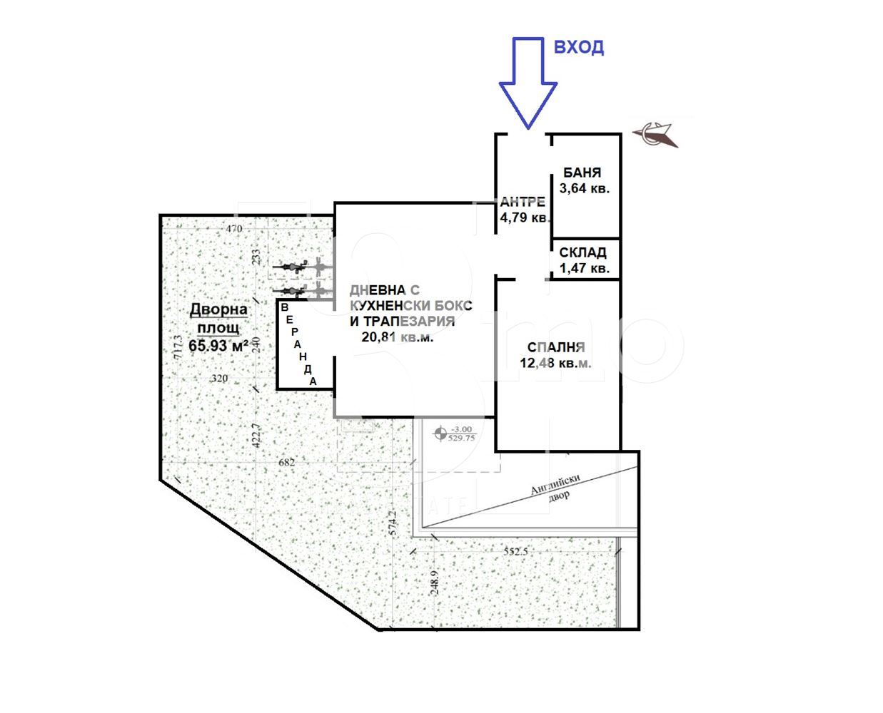 Апартамент с усещане за къща в затворен комплекс до метростанция в град София - 0