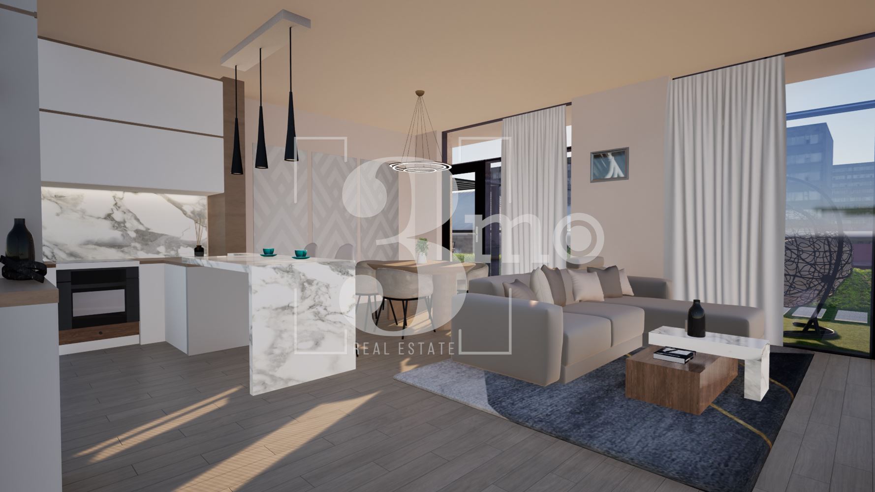 Четиристаен апартамент в затворен бутиков комплекс в ж.к. Обеля, град София - 0