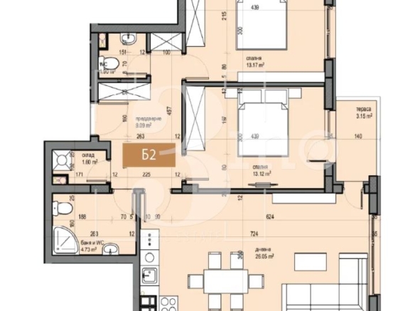 Продава тристаен апартамент в нова сграда в ж.к. Люлин-5, София - 0