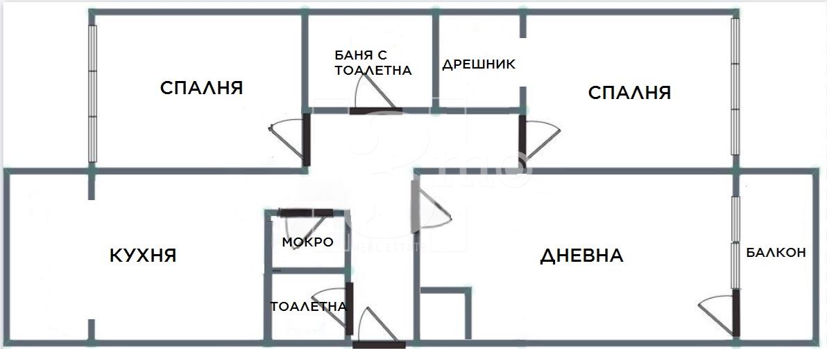 Тристаен апартамент за продажба в ж.к. Люлин 9, гр. София - 0