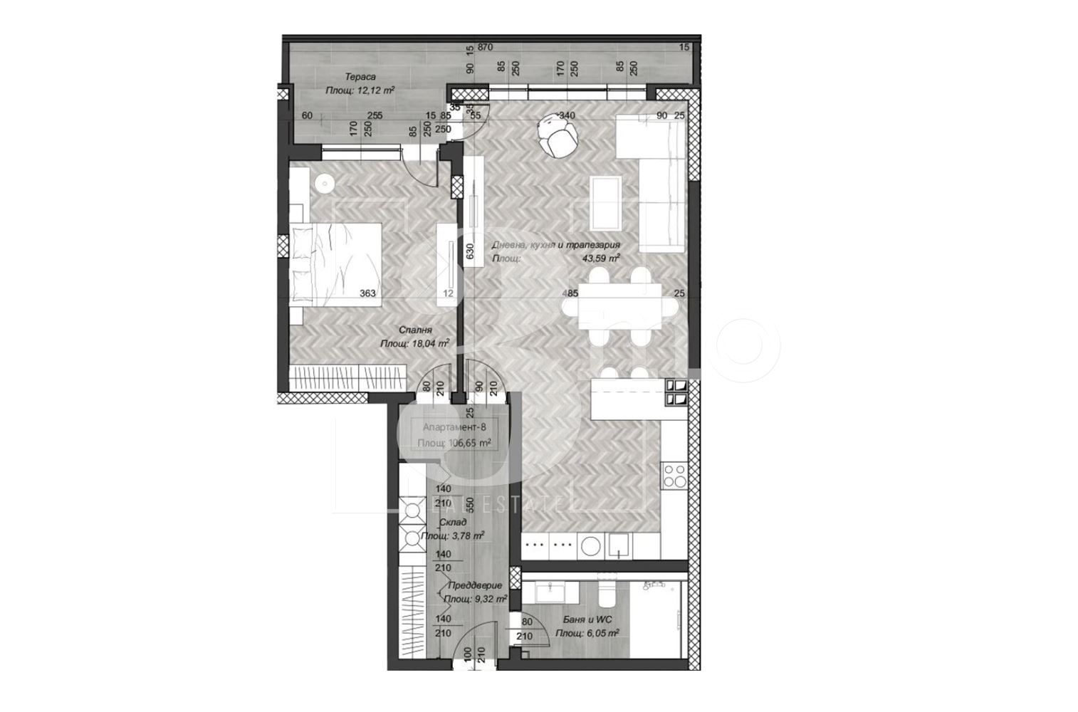 Двустаен апартамент в модерна сграда в широк център на град София - 0