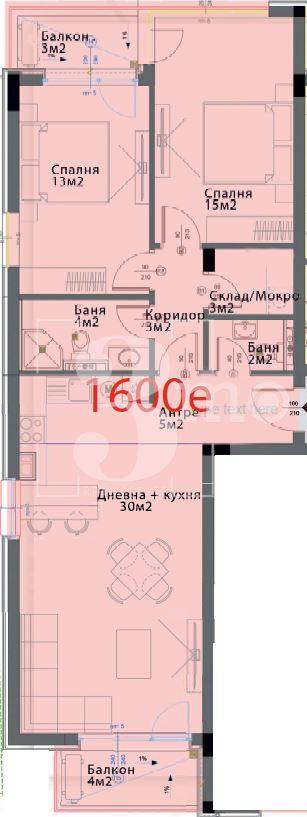 Продава просторен, тристаен апартамент в нова сграда, кв. Модерно предградие - 0