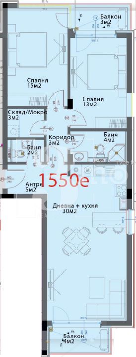 3mo Амалтея продава просторен тристаен апартамент в кв. Модерно предградие, гр. София-0 3mo Амалтея продава просторен тристаен апартамент в кв. Модерно предградие, гр. София - 0