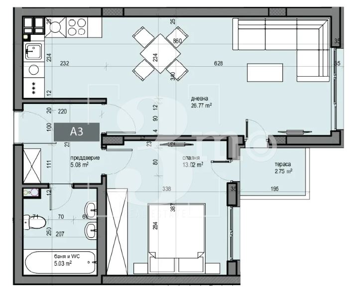 Продава слънчев и просторен двустаен апартамент в нова сграда в ж.к. "Люлин"-5, София - 0