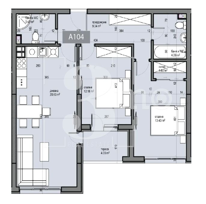 Продава слънчев и просторен тристаен апартамент в нов комплекс в ж.к. Люлин-5, София - 0