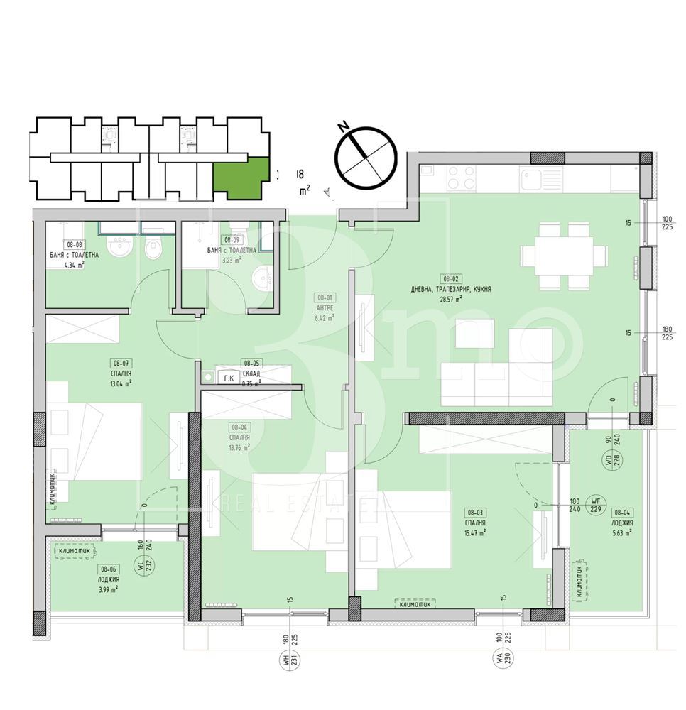 3mo Амалтея продава четиристаен тухлен апартамент в ж.к. Малинова долин-0 3mo Амалтея продава четиристаен тухлен апартамент в ж.к. Малинова долин - 0
