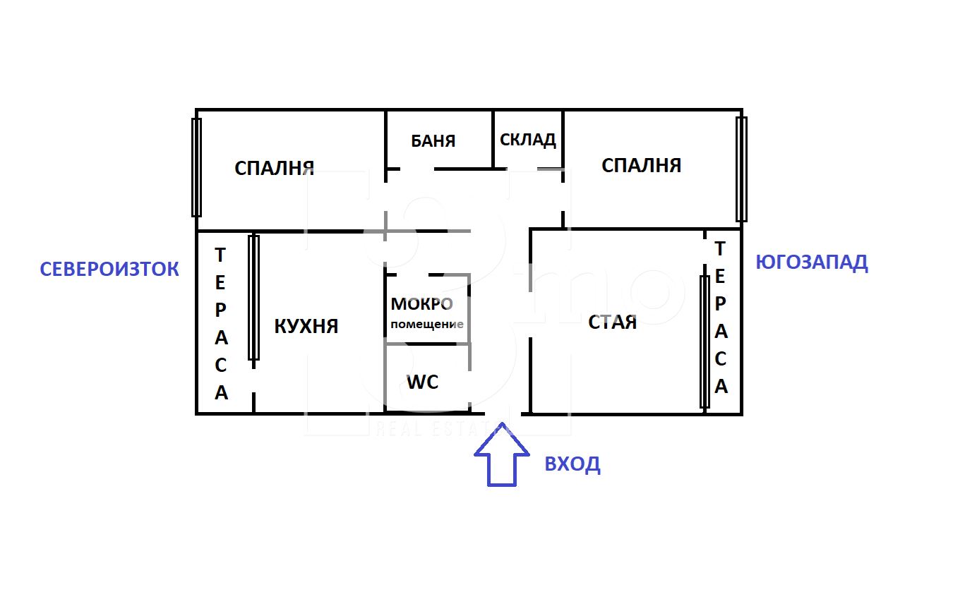 Панелен тристаен апартамент в ж.к.Люлин 2, гр.София - 0