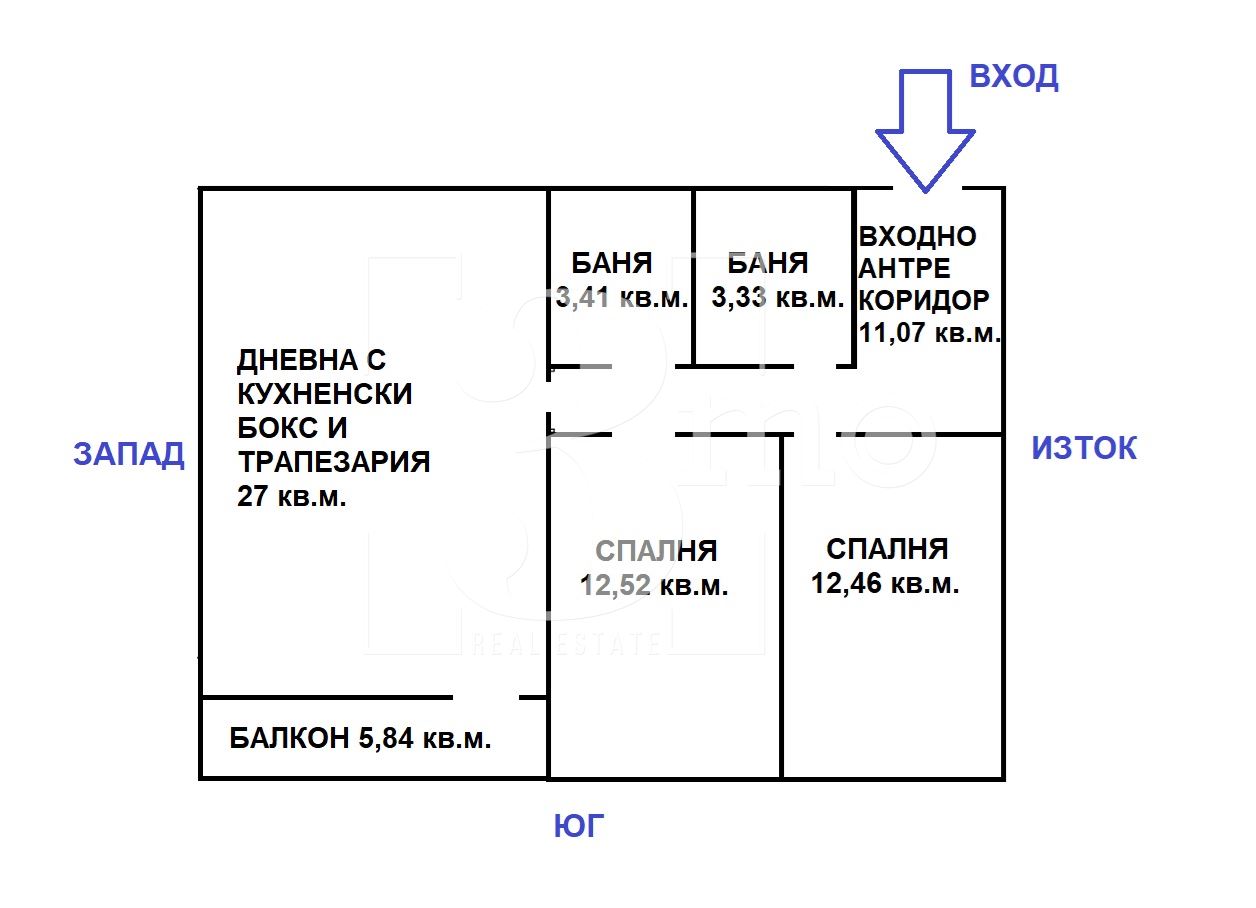Южен тристаен апартамент в нова сграда в ж.к. Люлин, град София - 0