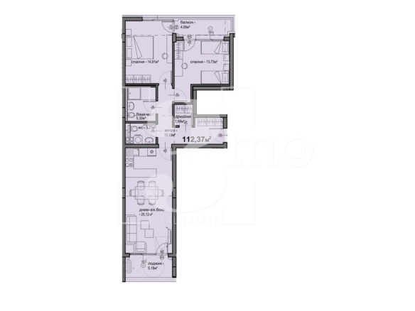 3mo Амалтея продава тристаен непреходен апартамент в нова сграда в ж.к. Люлин, град София - 0