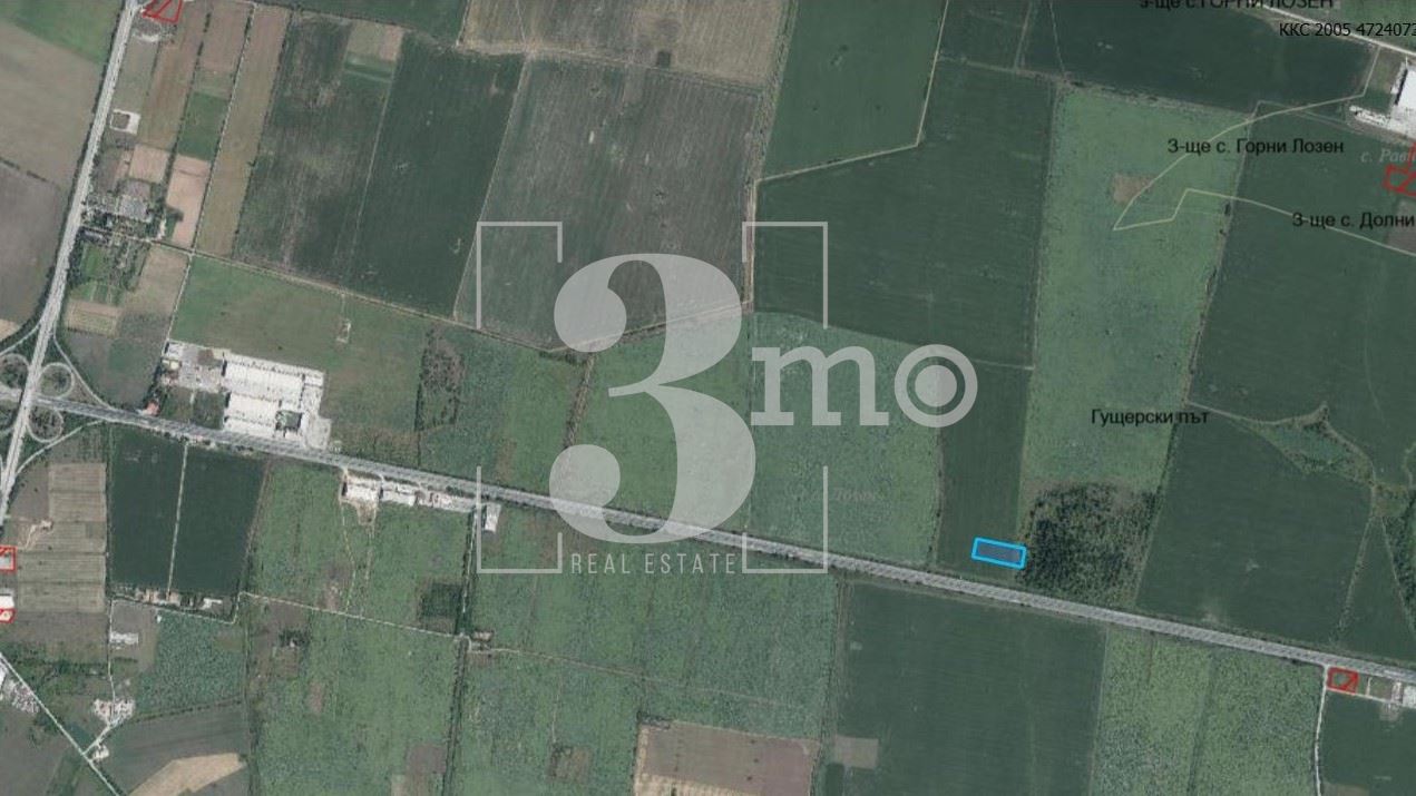 „3mo“ недвижими имоти продава парцел, разположен на автомагистрала „Тракия“ - 0
