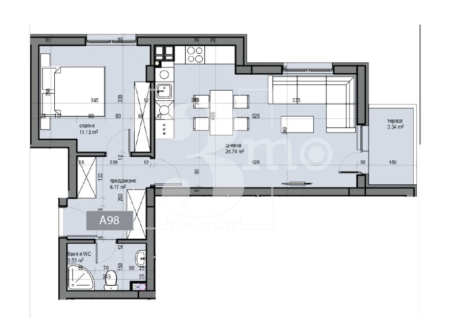 Продава светъл и просторен двустаен апартамент в затворен комплекс в ж.к. Люлин-5, София - 0