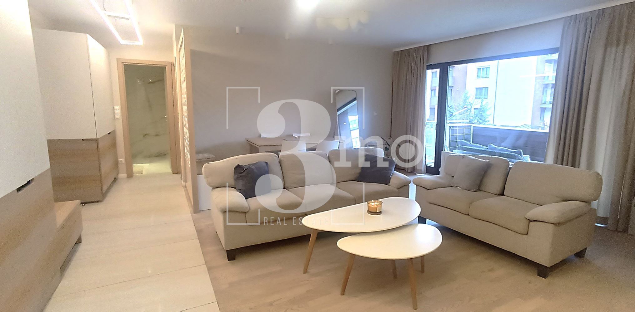 Тристаен апартамент под наем в затворен комплекс Flora Park – комфорт, сигурност и стил - 0