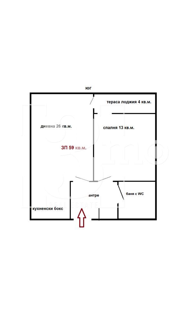 Двустаен апартамент под наем в Цариградски комплекс, ж.к. Дружба – отлична локация до метро! - 0