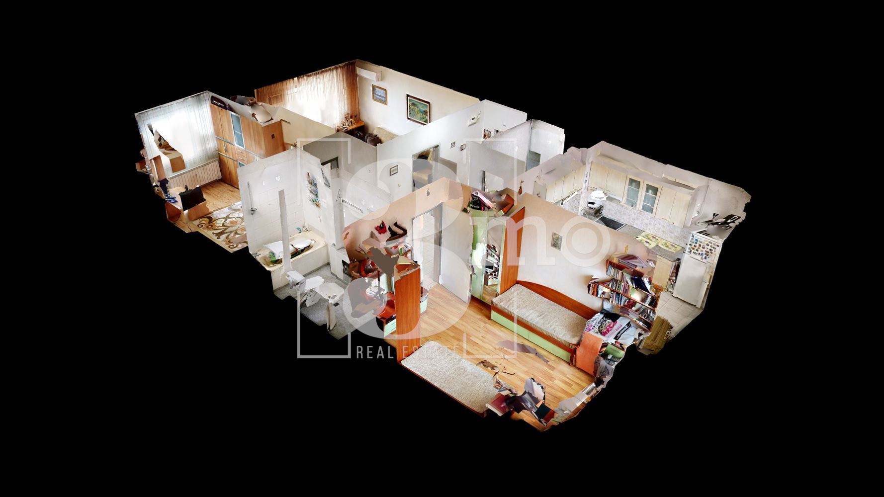 Тристаен тухлен апартамент в ж.к.Връбница 2 - 0